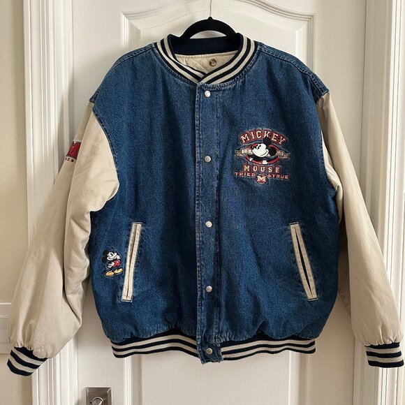 Disney Jackets & Blazers - Mickey Mouse Varsity-Style Jacket